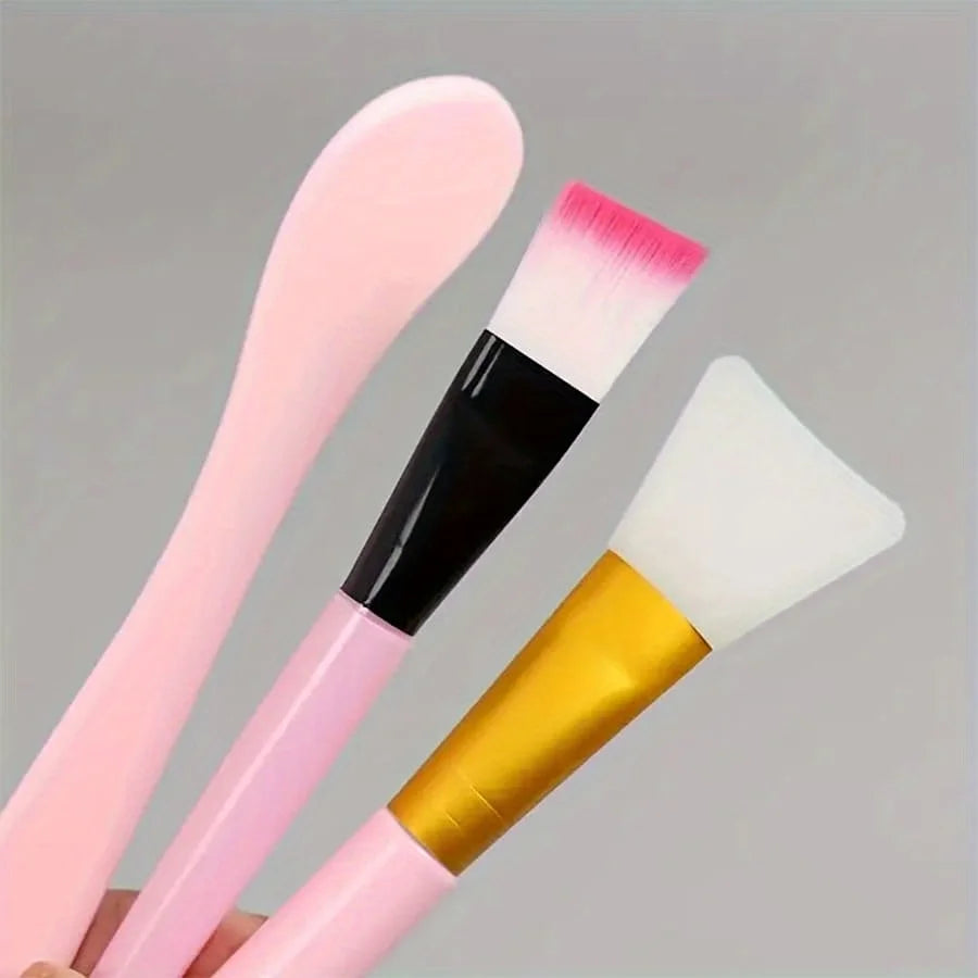 7pcs/Set DIY Face Mask Mixing Tools - Facial  Applicator Spatula Mask Bowl Spoons -Applying Masks And Skin Care Products