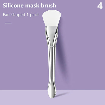 Silicone Facial Mask Brush Soft Hair Facial Mask Brush Brush Applicator For Facial Mask Beauty Salon Brushes Makeup Tools