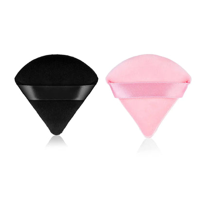 2/12Pcs Triangle Velvet Powder Puff  Make Up Sponges for Face Eyes Contouring Shadow Seal Cosmetic Foundation Makeup Tool