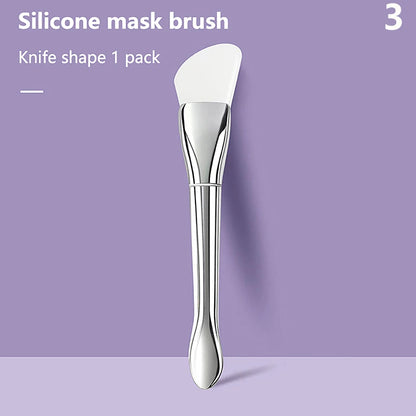 Silicone Facial Mask Brush Soft Hair Facial Mask Brush Brush Applicator For Facial Mask Beauty Salon Brushes Makeup Tools