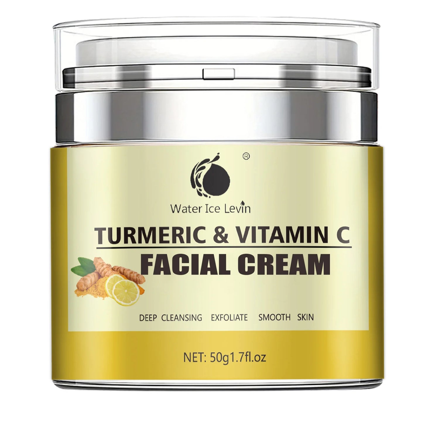 Turmeric and Vitamin C Anti-Aging Cream Moisturizing Anti-Wrinkle Collagen Hyaluronic Acid Cream Skin Care Cosmetics 50 ML