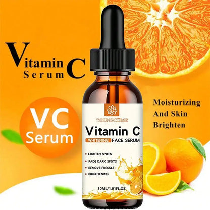 Vitamin C Facial Essence Contains Hyaluronic Acid Dark Spot Remover Moisturizing Repair Anti-aging Essence Facial Skin Care 30ml