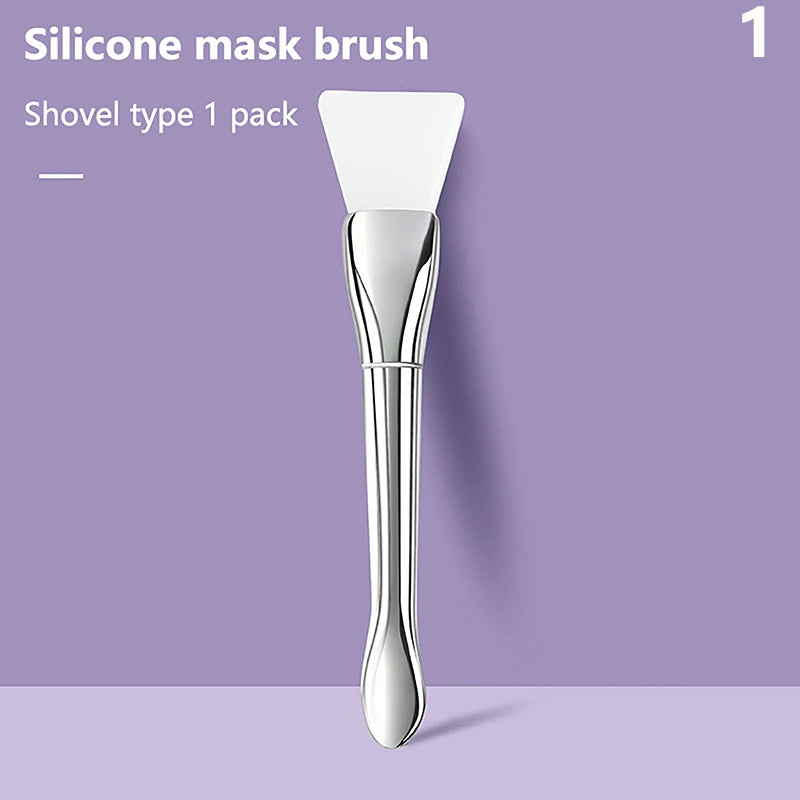 Silicone Facial Mask Brush Soft Hair Facial Mask Brush Brush Applicator For Facial Mask Beauty Salon Brushes Makeup Tools